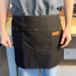 Workshop Waist Apron - Black Canvas