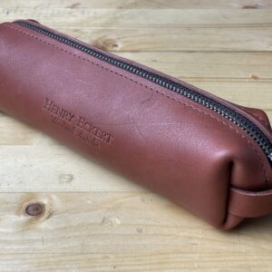 Pen & Pencil (Or Small Tool) Full Grain Leather Case