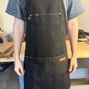 Workshop Apron  - Deluxe - Black Canvas