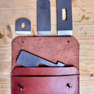 Block Plane Blade Pouch - Full Grain Leather